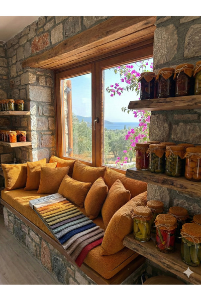 B'DEKOR DÖŞEMELİK KUMAŞ .Premium Teddy Turuncu Döşemelik Kumaş