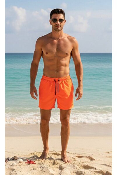 İLBESSPORT Erkek Düz Deniz Şortu