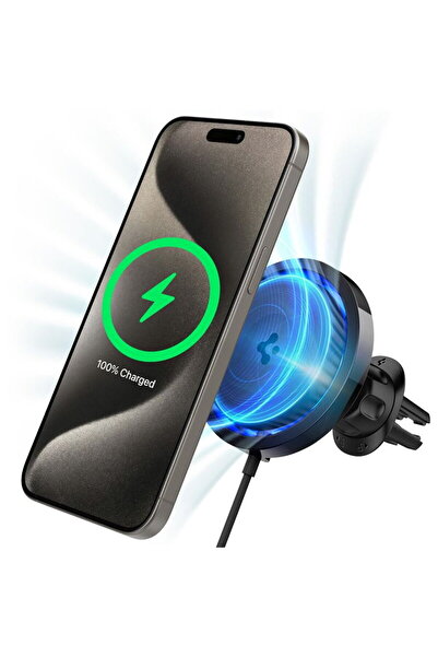 Spigen Încărcător auto wireless OneTap Pro 3 Cryomax MagSafe (grilă de ventil...