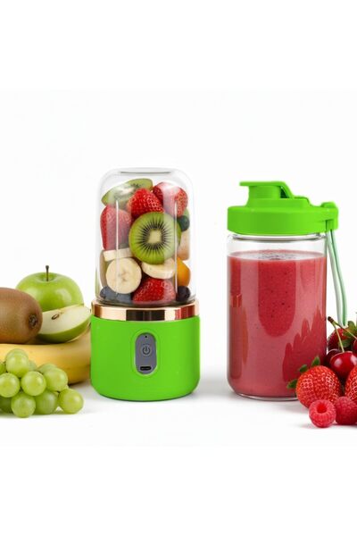 Brivoo® Brivoo portable blender, USB-C rechargeable, 2 450 ml containers, 3D,...