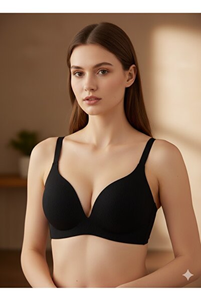 WİOLİNA Women's Padded Wire-Free Laser Cut Bra 1005B