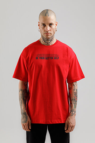 Airlife Better Self Nr Wide Cut Men's T-Shirt Red