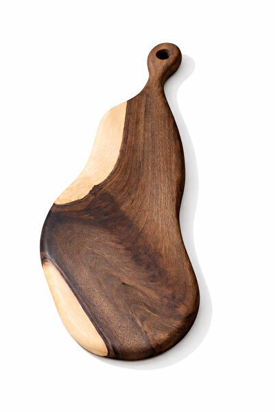 NO BRAND Solid wood platter - walnut, handmade 48x16x2