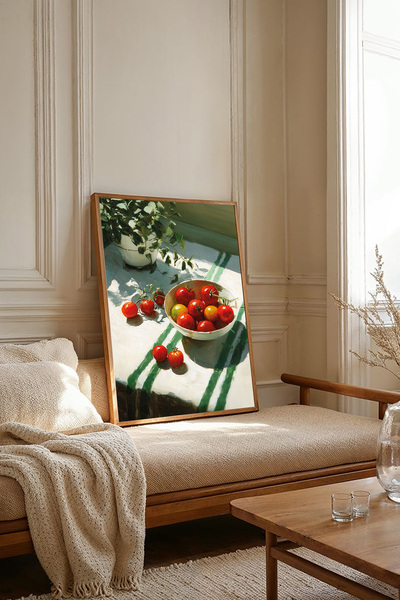 Dekorsiahome Tek Parça Ahşap Çerçeveli Tablo TK2713