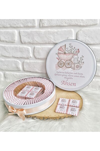 Sweet Story 50 Adet Pusetli İsme Özel Kız Bebek Hoşgeldin Mevlüt Doğumgünü He...