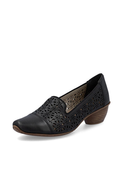 Rieker genuine leather shoes 43754-00 black