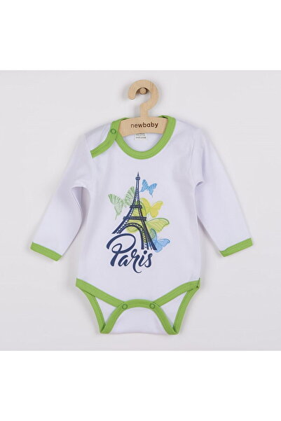 Nicol Body cu mânecă lungă verde pentru bebeluși New Baby Towns, mărimea 62 (...