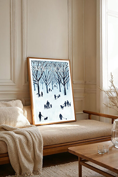 Dekorsiahome One Piece Wooden Framed Newyorker Cover Painting Tk2772