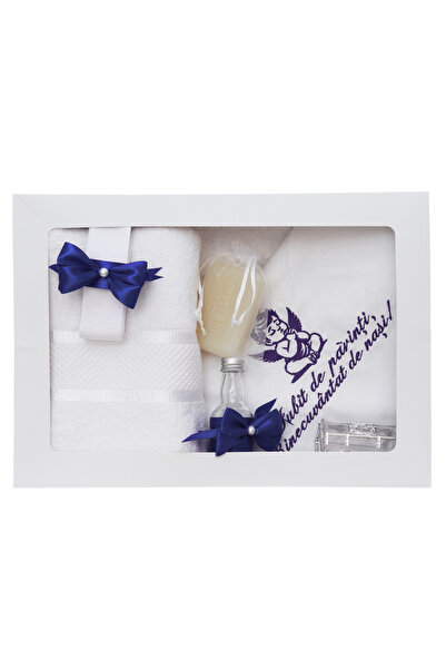 Recostore Σετ βάπτισης με άγγελο, μπλε ναυτικό, 7 τεμάχια, Recostore®, REC5012/5