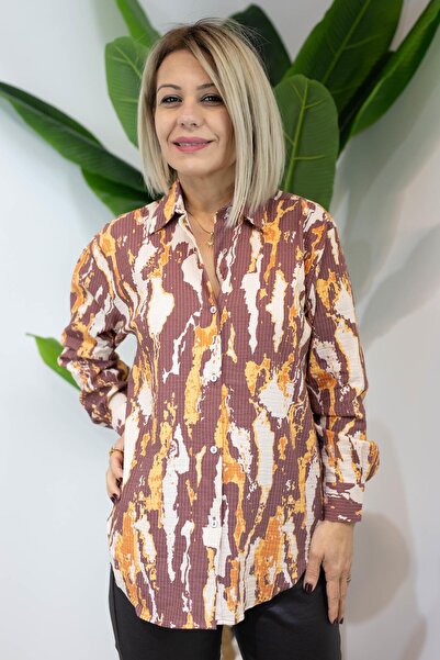 SİSTA MODA 478 Patterned, Lycra Shirt