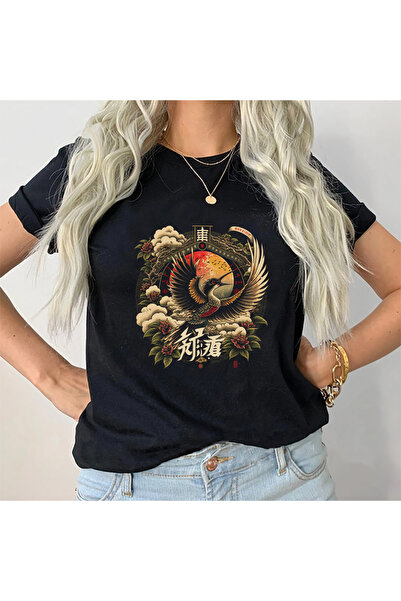 Kartier Tricou Dama Negru Sunset Wings