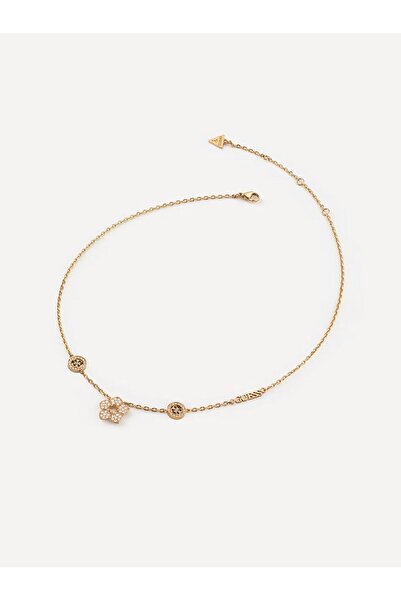 Guess 16 18 4G شعار زهرة مرصوفة نك