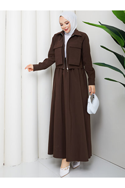 RACE FASHİON Jacket & Skirt Hijab Set Rc9020