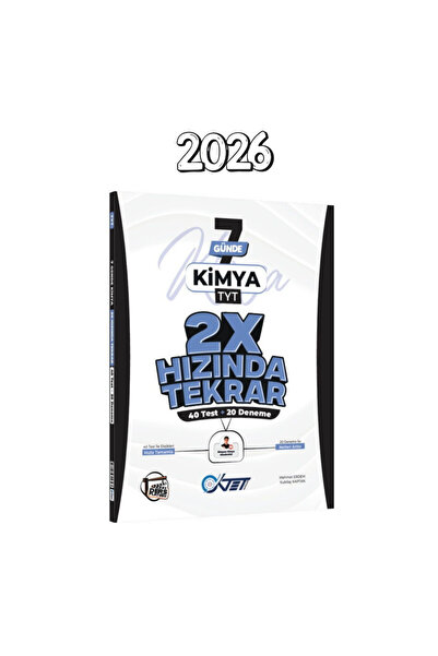 Krallar Karması 2026 Oktet Yayınları TYT Kimya 2X Hızında Tekrar Deneme