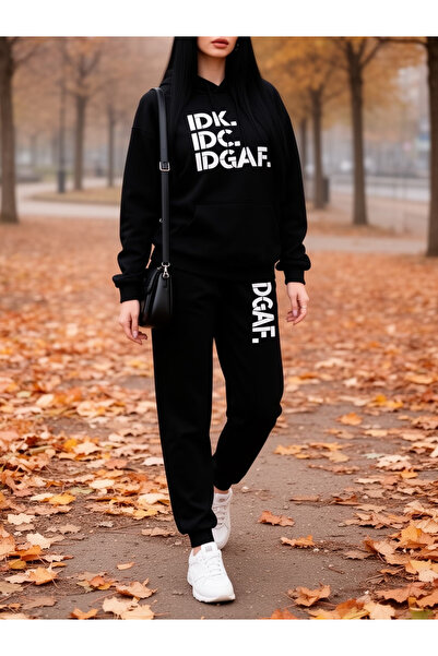 CLASSY.MODA طقم هودي وبنطلون Calle 00 Deluxe Edition 3 من قماش الشيروندالو