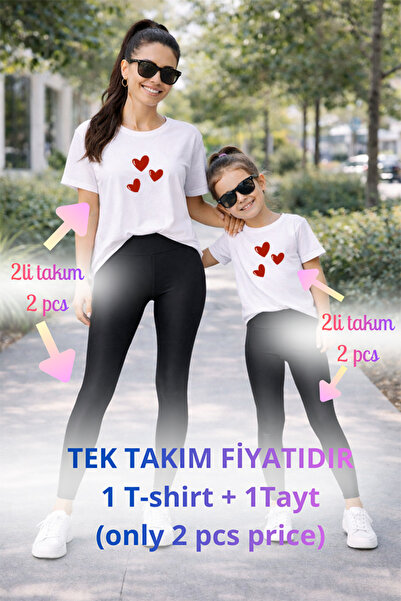 genosha طقم تي شيرت وبنطلون ضيق من Mother Daughter Mama Min Recovery، سعر فرد...