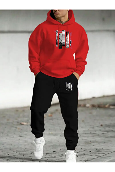 bellanova Sila Trend Ultra Warm 3 Threaded Yarn Unisex Hoodie Set