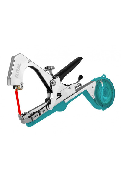 TOTAL Aparat de legat vita de vie, 1 banda rosie, 200 capse, arc si lama de r...