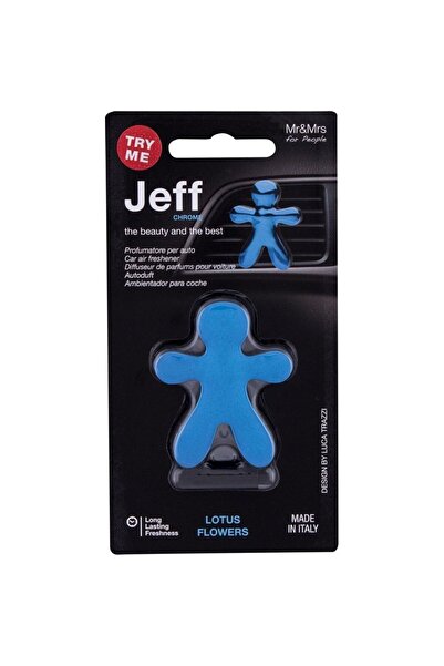 Mr. & Mrs. Chrome Jeff Lotus Flowers car air freshener