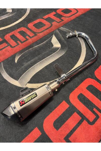 BAY CG HEADERS VE AKRAPOVİÇ (GRİ) EGZOZ KOMPLE