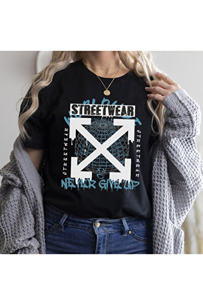 Kartier Tricou Dama Negru Streetwear