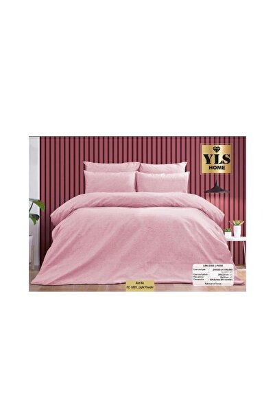 yls home Double bed linen YLS_1009 Pink LIGHT POWDER - 4 pieces, 2 persons, 2...