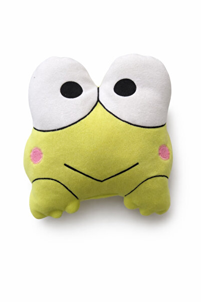 facnspt وسادة سانريو كيروبي من القطيفة الخضراء