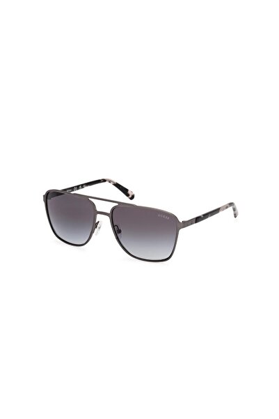 Guess Square nickletin gradient smoke sunglasses