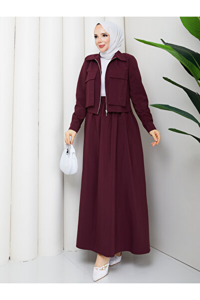 RACE FASHİON Jacket & Skirt Hijab Set Rc9020