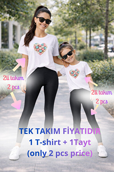genosha طقم تي شيرت وبنطلون ضيق من Mother Daughter Mama Min Recovery، سعر فرد...