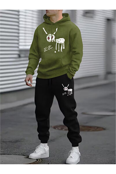 bellanova Sila Trend Ultra Warm 3 Threaded Yarn Unisex Hoodie Set