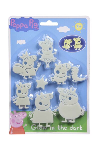 Simba Σετ Φιγούρας Πέππα Πιγκ Φωσφορίζουσα που Λάμπει στο Σκοτάδι
