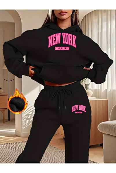 CLASSY.MODA Calle 00 Premium 3 Threaded Oversize Hoodie Set Series