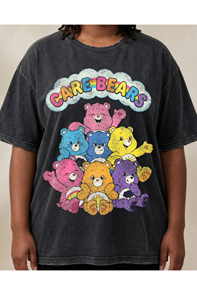 Touz Moda Nostalgic Cartoon Printed Washable T-Shirt