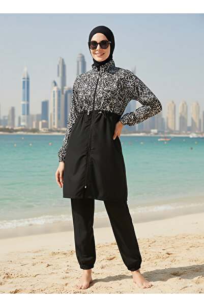 TESMAY FAST DRYING COMPLETE COVER TESETURE SWIMSUIT