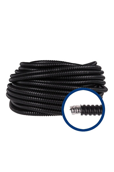 Luxera Lighting Flexible Metal Copex Tube with PVC Insulation, 14 mm, 320N, B...