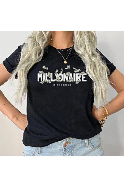 Kartier Millionaire Women's Black T-Shirt