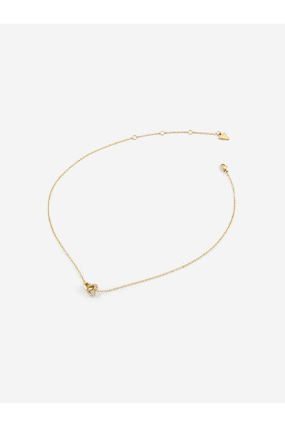 Guess 16-18" heart links necklace