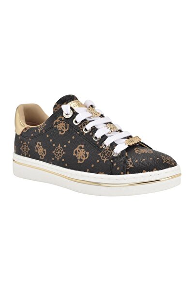 Guess Lace Up Round Toe Sneaker with Charms