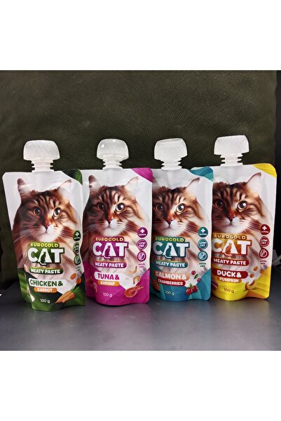 EuroGold Cat 4 çeşit 100gr meaty paste