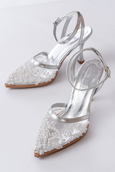 ACMZ SHOES Bridal Mesh Handcrafted Beaded and Embroidered Shoes