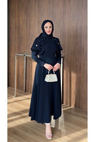 lurex moda Katarina Evening Dress with Stones on the Shoulder