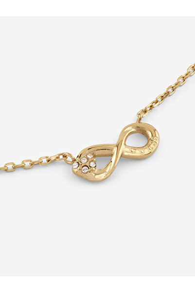 Guess قلادة إنفينيتي بطول 16-18 بوصة