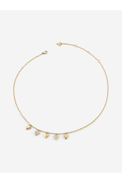 Guess 16-18" heart charms necklace