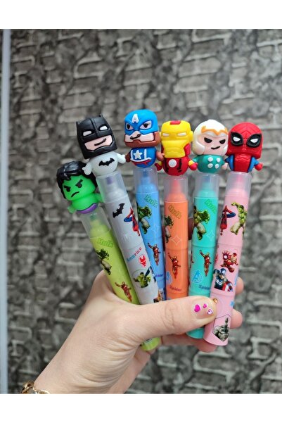 senacacollection 1 Pcs Marvel Highlighter, 1 Pen with 3 Separate Colors