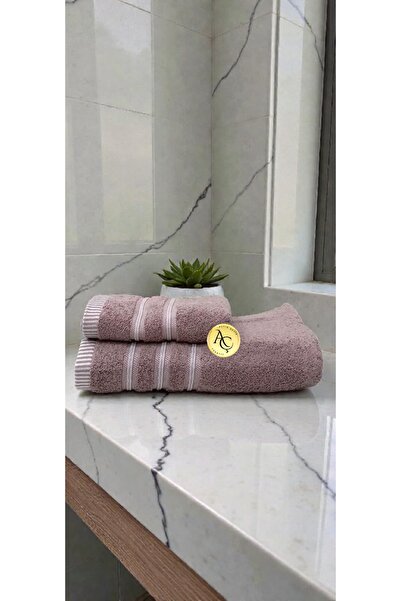 Altın Çeyiz Tekstil Single Bath Towel Set, Cotton Striped, 2-Piece – 1 Large,...