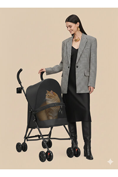 Tasma Market Pratik Katlanabilir Kedi Köpek Taşıma Arabası - Ultra Hafif 3.8 ...