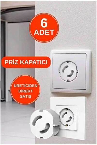 RevuBaby 6 komada poklopca za utičnicu, zaštitnik za utičnicu, klip za poklop...