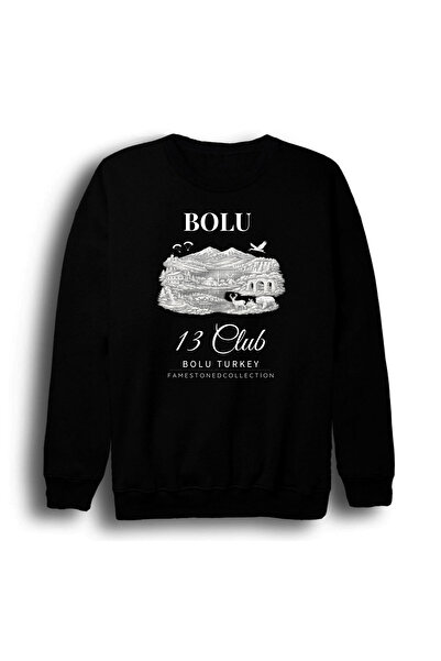 fame-stoned Bolu Abant Yedigöller Gölcük Doğa Şehir Printed Unisex 100% Cotto...