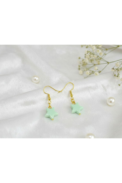 Shiklik أقراط نسائية أنيقة بتصميم نجمة مينيماليستية